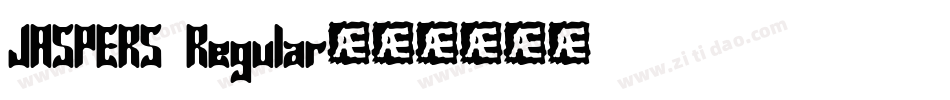 JASPERS Regular字体转换